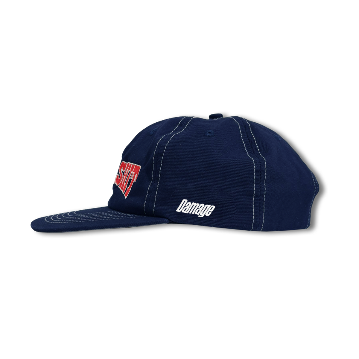 Damage - Nobs 6 Panel Hat - Navy