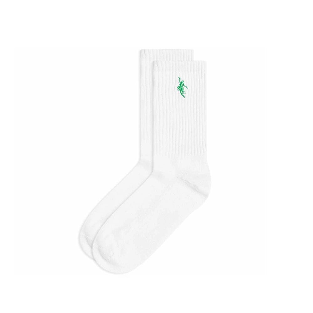 Polar - No Comply socks - heathergrey/green