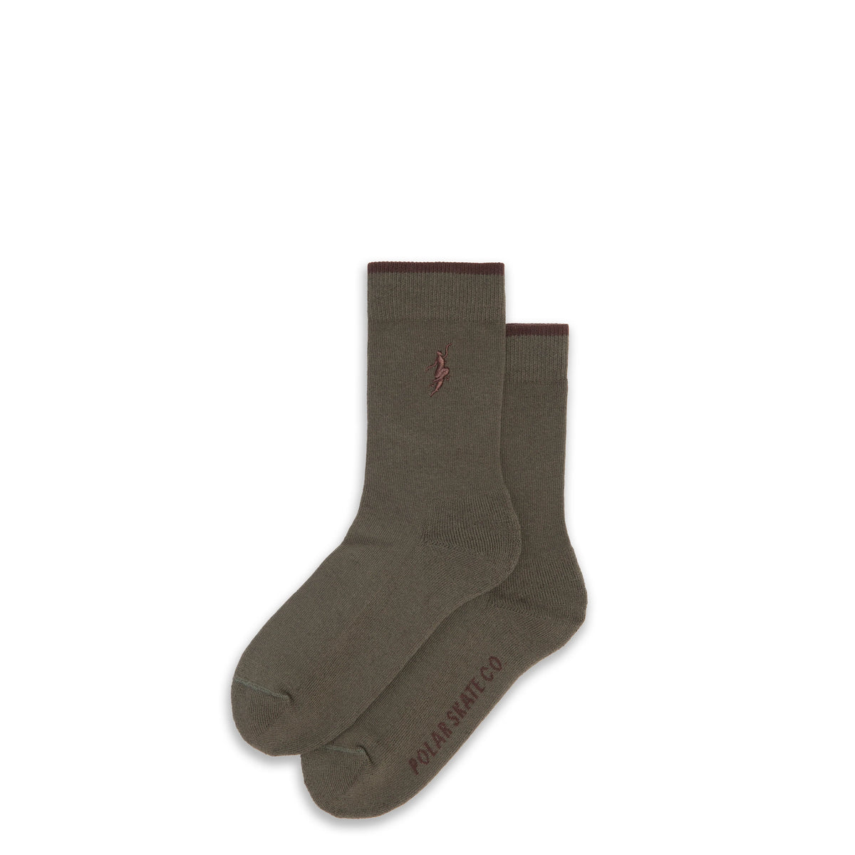 Polar - Business Socks No Complies Forever - Army Green/Brown
