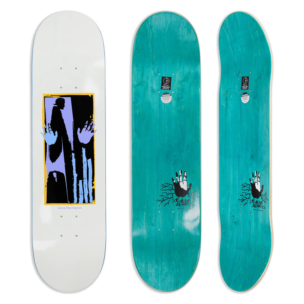Polar - Aaron Herrington - Hands Off - White - 8.125" Short