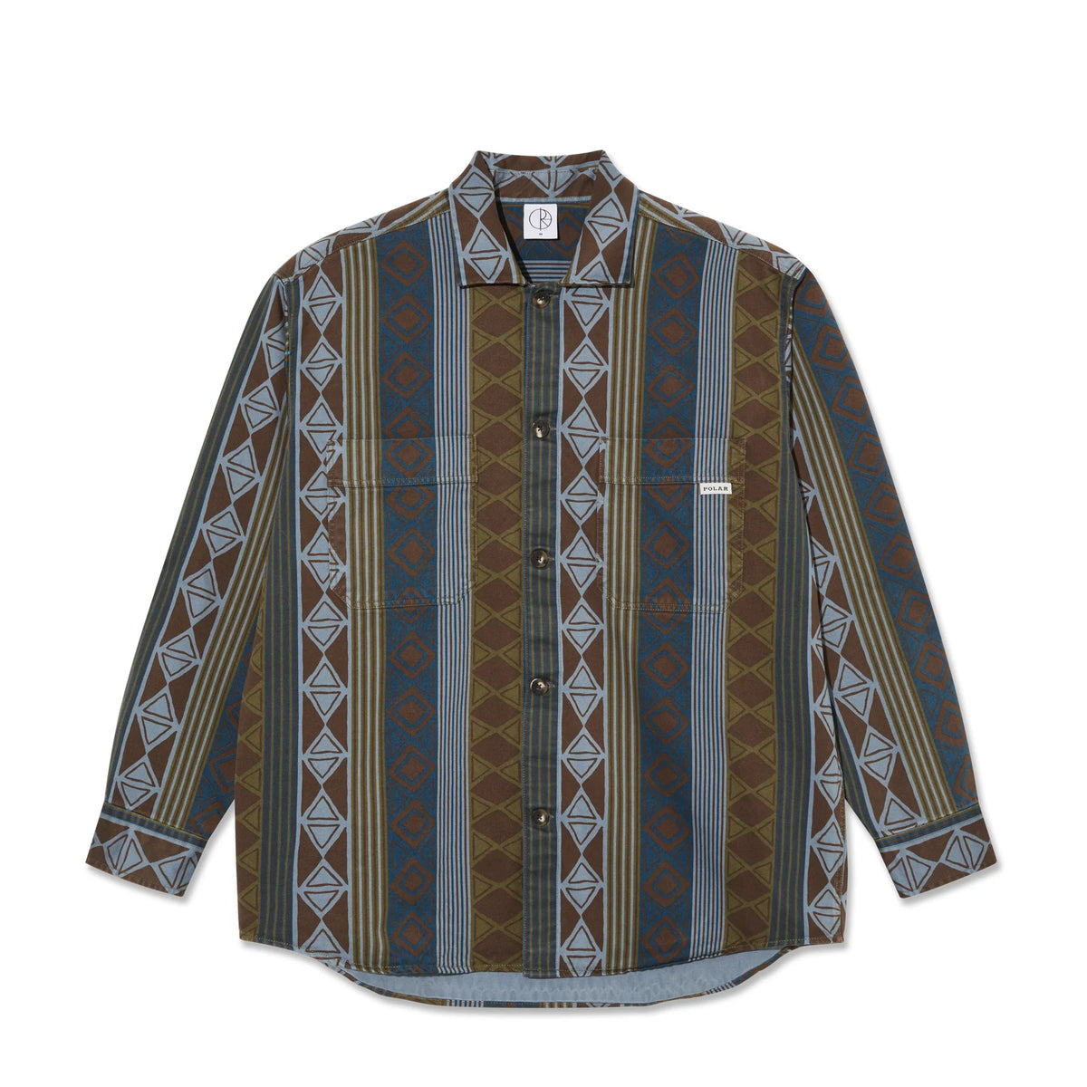 Polar - Big Boy Overshirt- Blue Green Mix