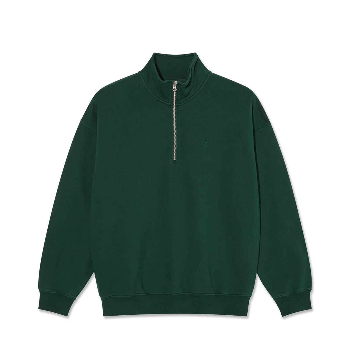 Polar - Frakie Half Zip Sweater - Dark Emerald