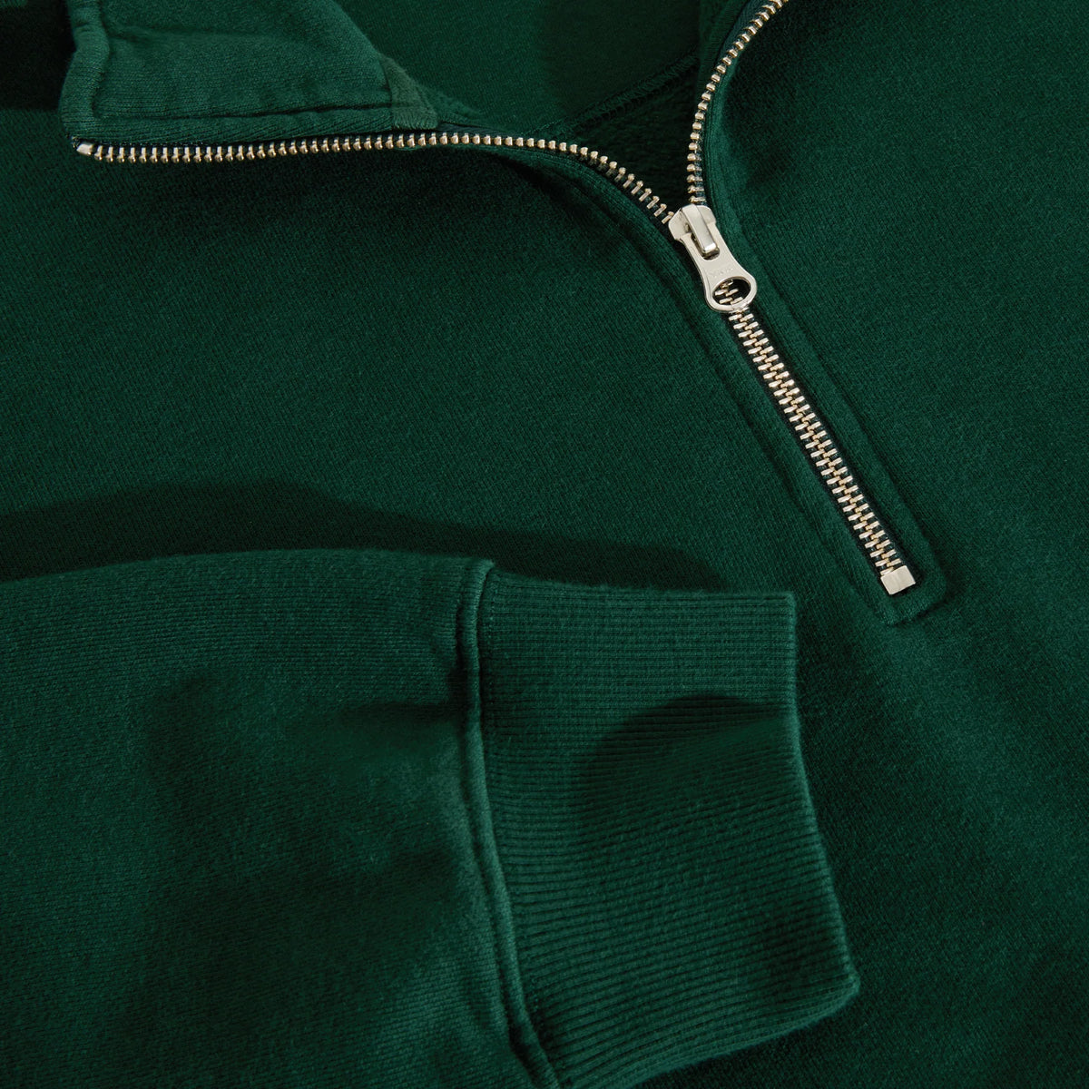 Polar - Frakie Half Zip Sweater - Dark Emerald