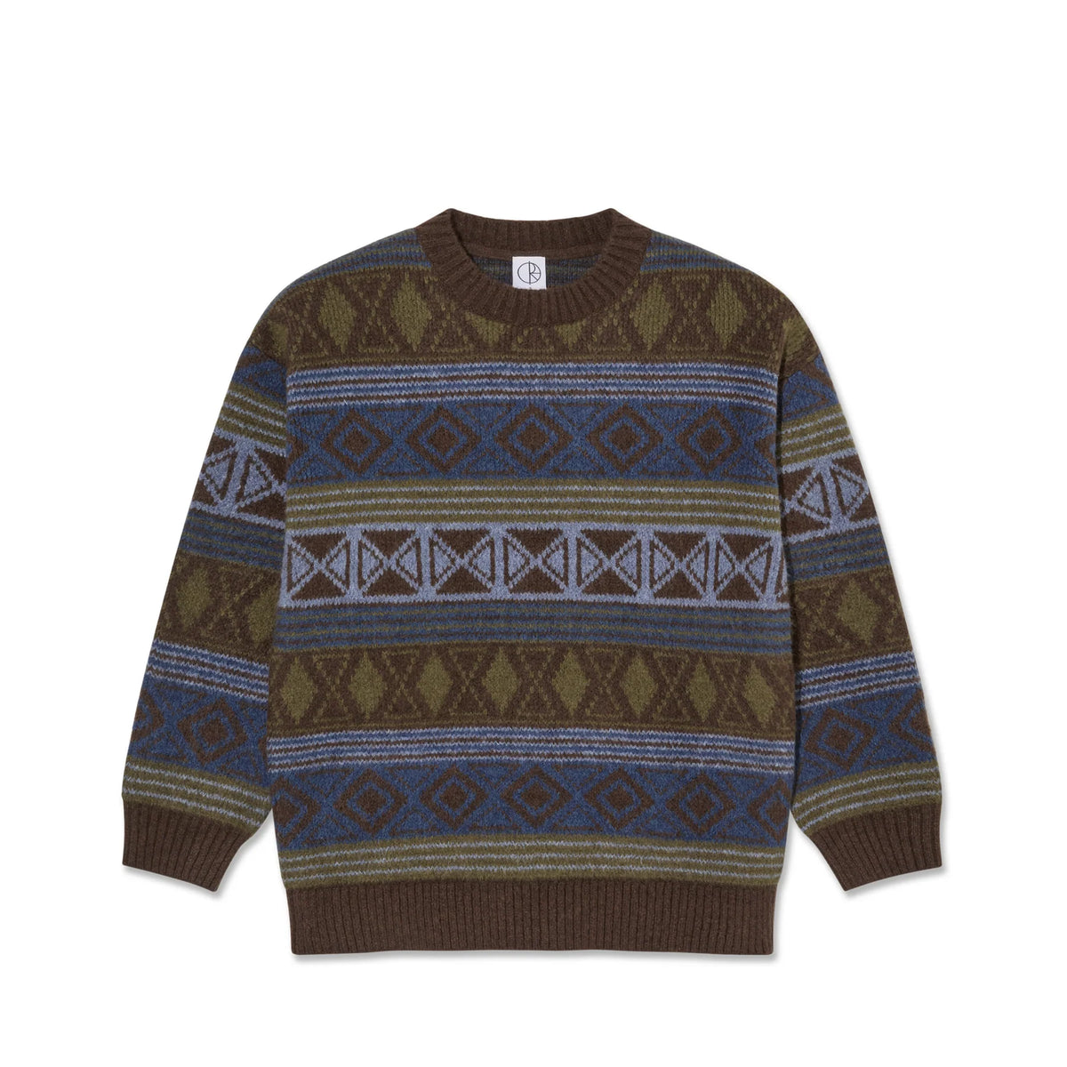 Polar - George Sweater - Blue Green Mix