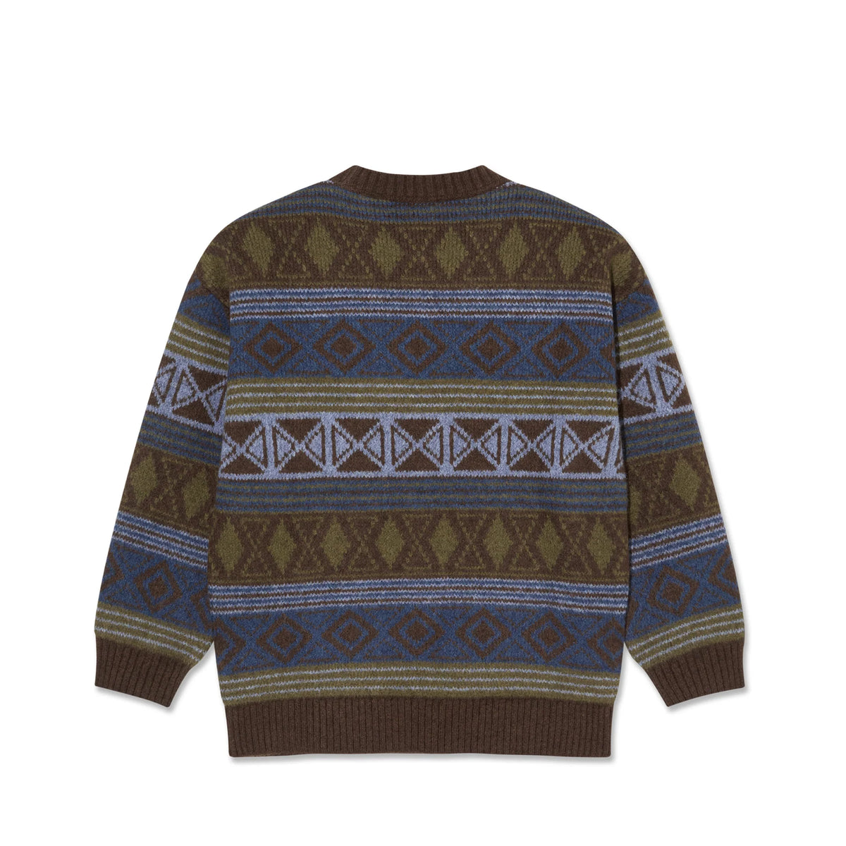 Polar - George Sweater - Blue Green Mix