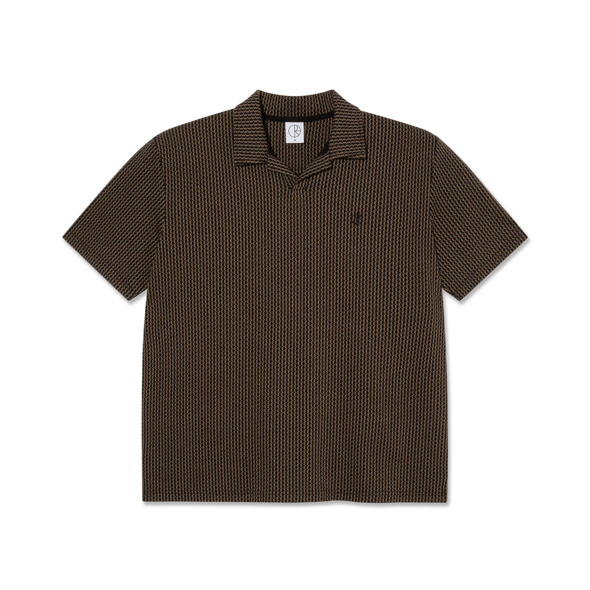 Polar - Serge Polo Shirt Boucle - Brass/Black