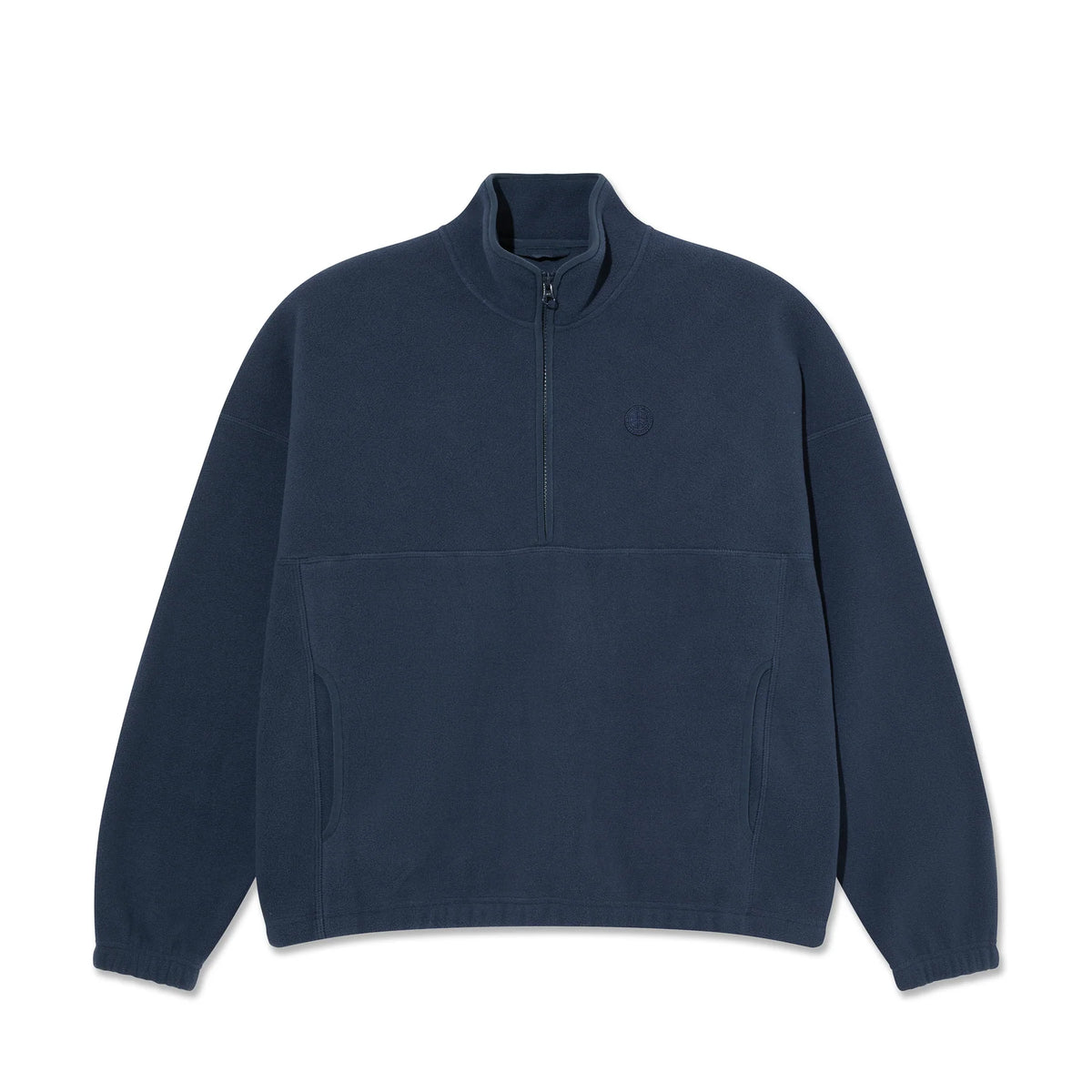 Polar - Ivan Half Zip Sweatshirt - Grey/Blue