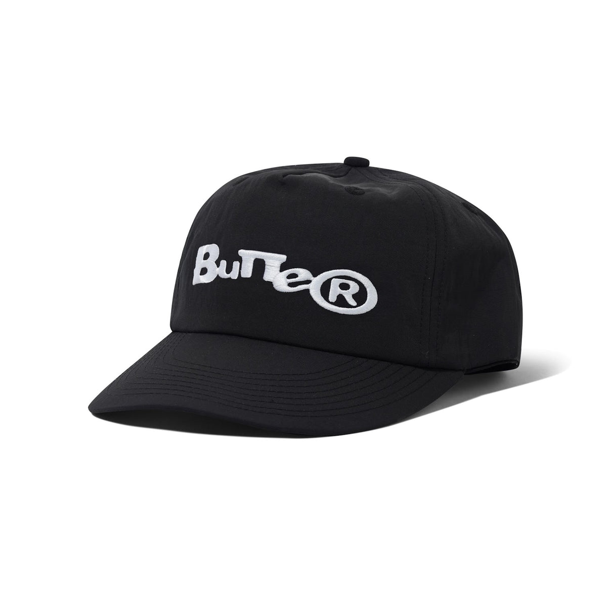 Butter - Registered 5 Panel Cap - Black