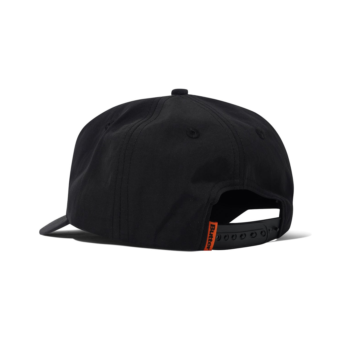 Butter - Registered 5 Panel Cap - Black