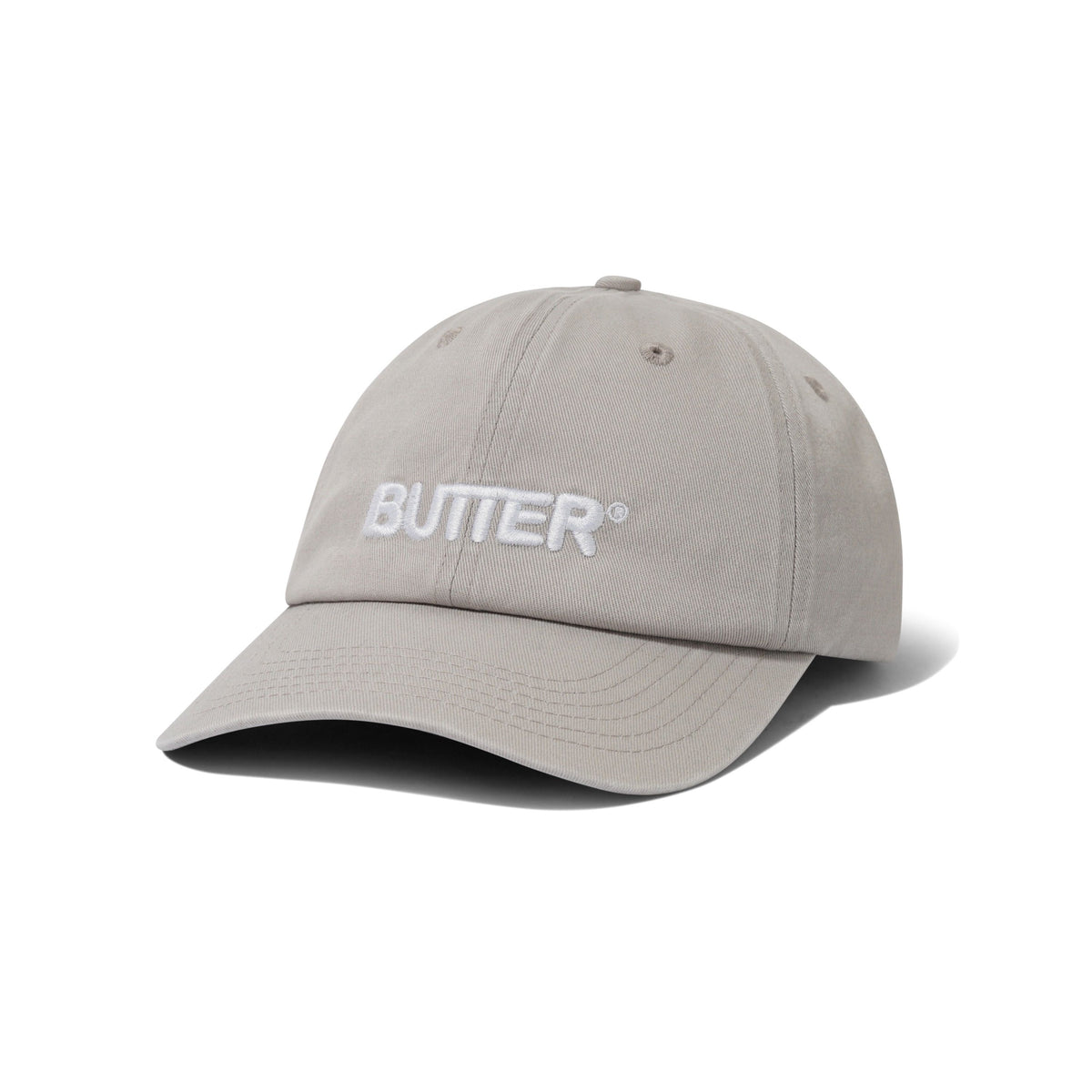 Butter - Rounded Logo 6 Panel - Washed Light Grey