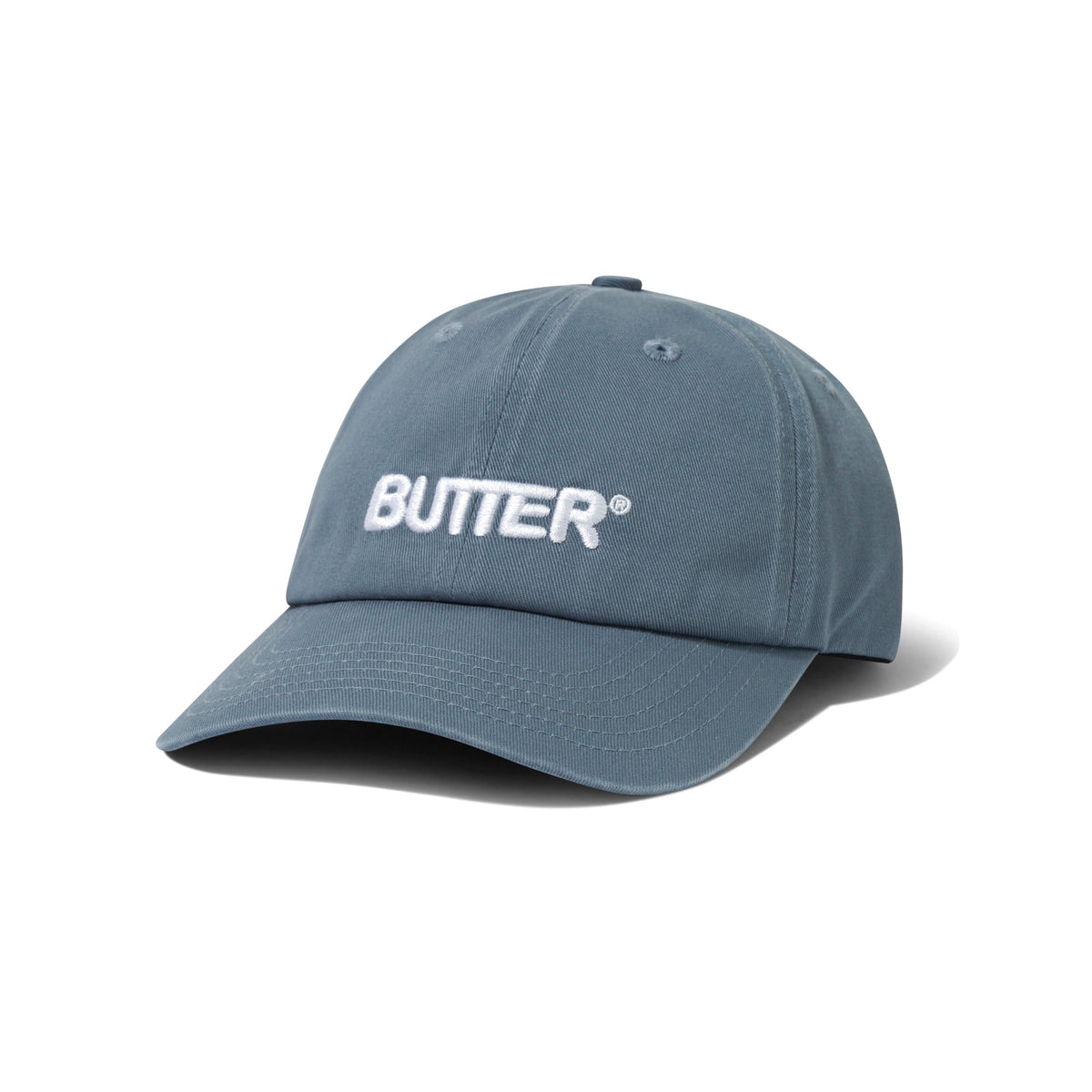 Butter - Rounded Logo 6 Panel - Washed Ocean
