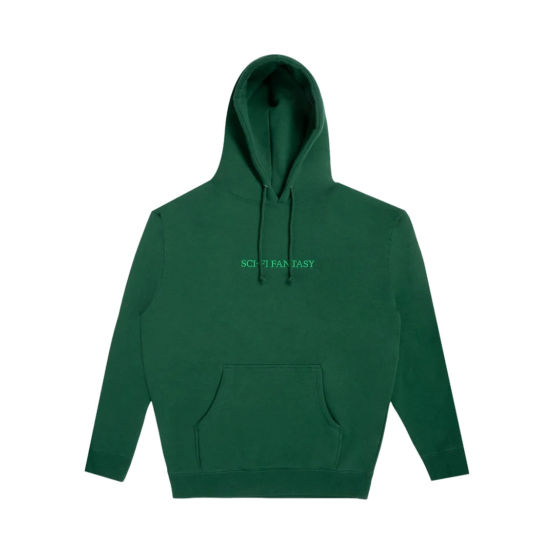 Sci-Fi Fantasy - Logo Hoodie - Dark Green