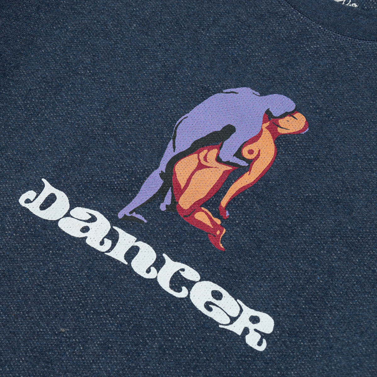 Dancer - Faiting Crewneck - Heather Navy