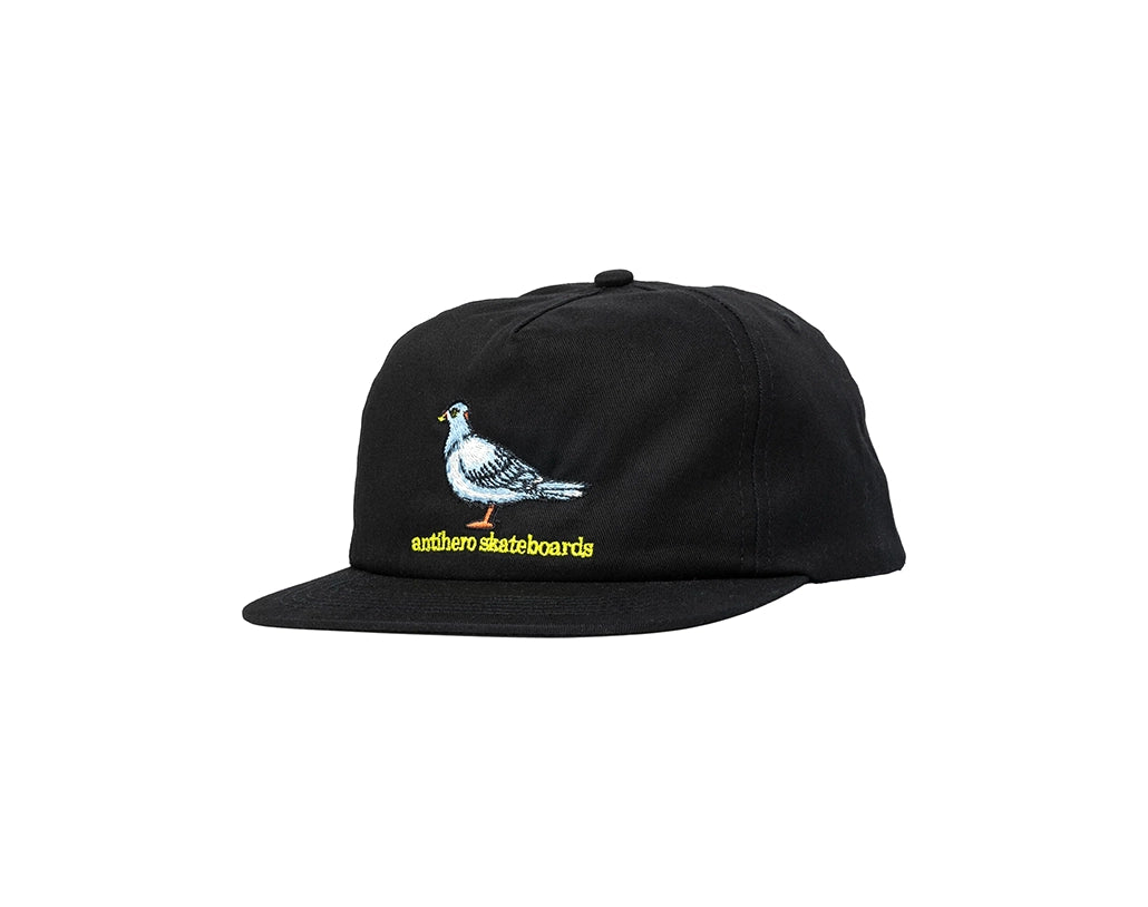 Anti Hero - Lil Pigeon Snapback - Black/Yellow