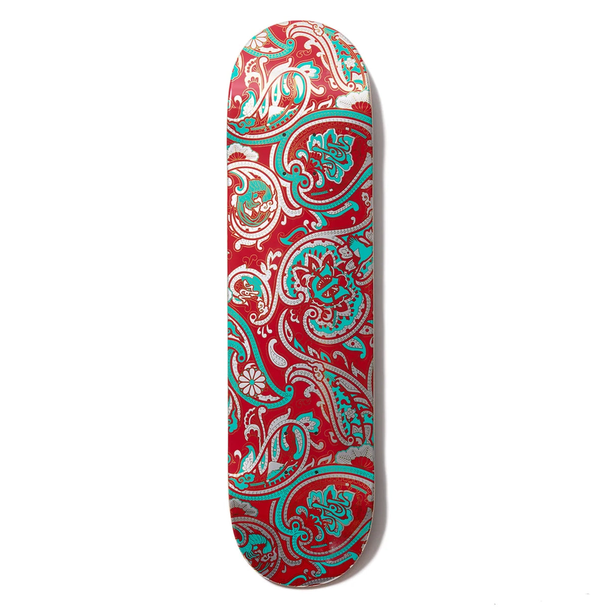 Evisen - Paisley Red Turquoise 8.1"