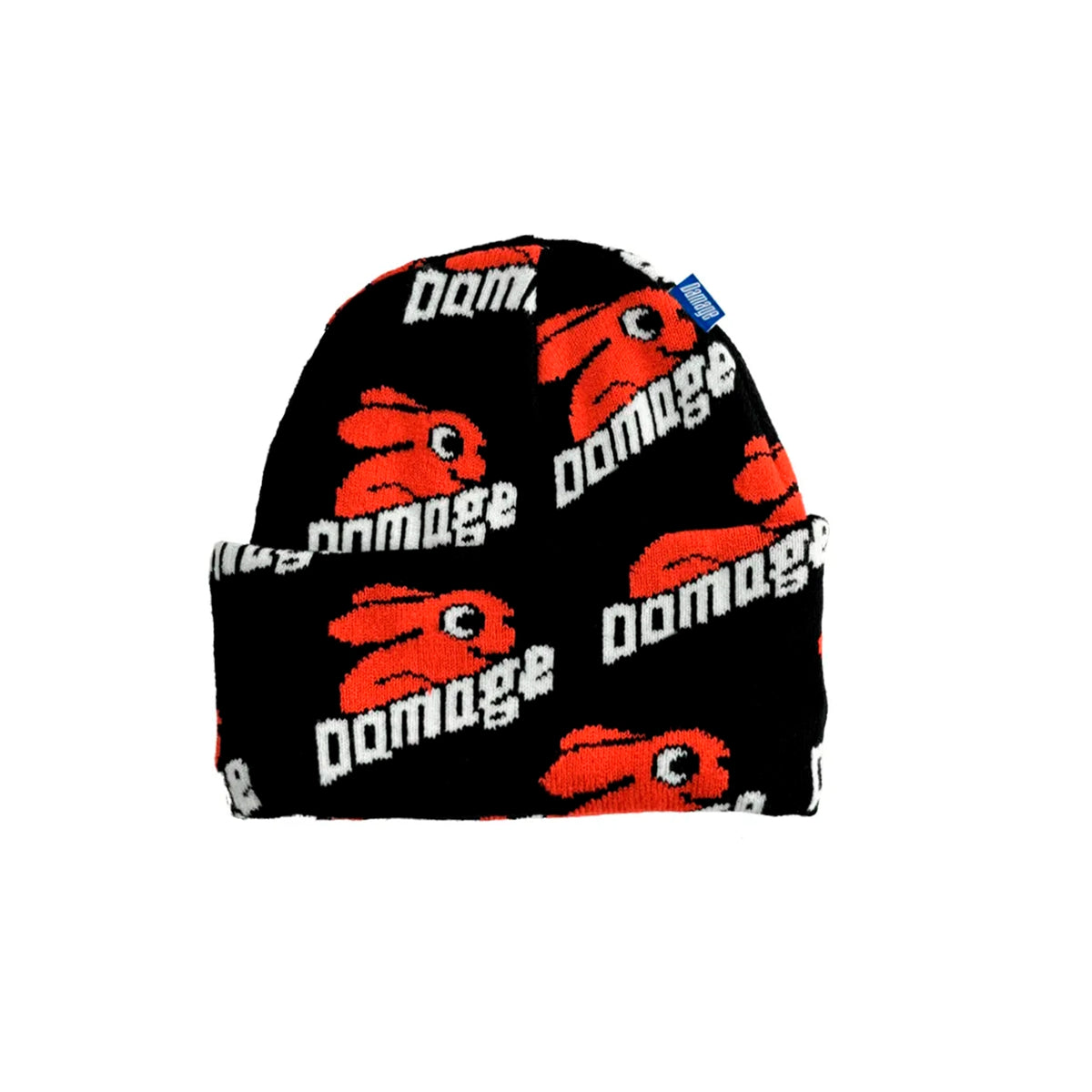 Damage - Bunny Beanie - Black