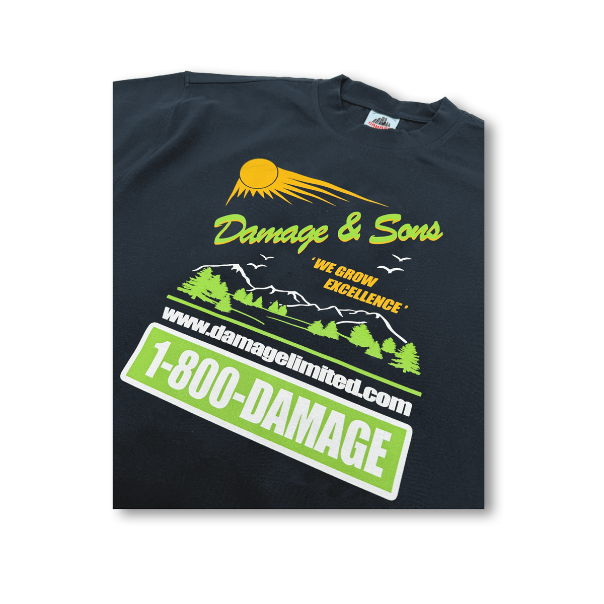 Damage - Landscapers tee Navy