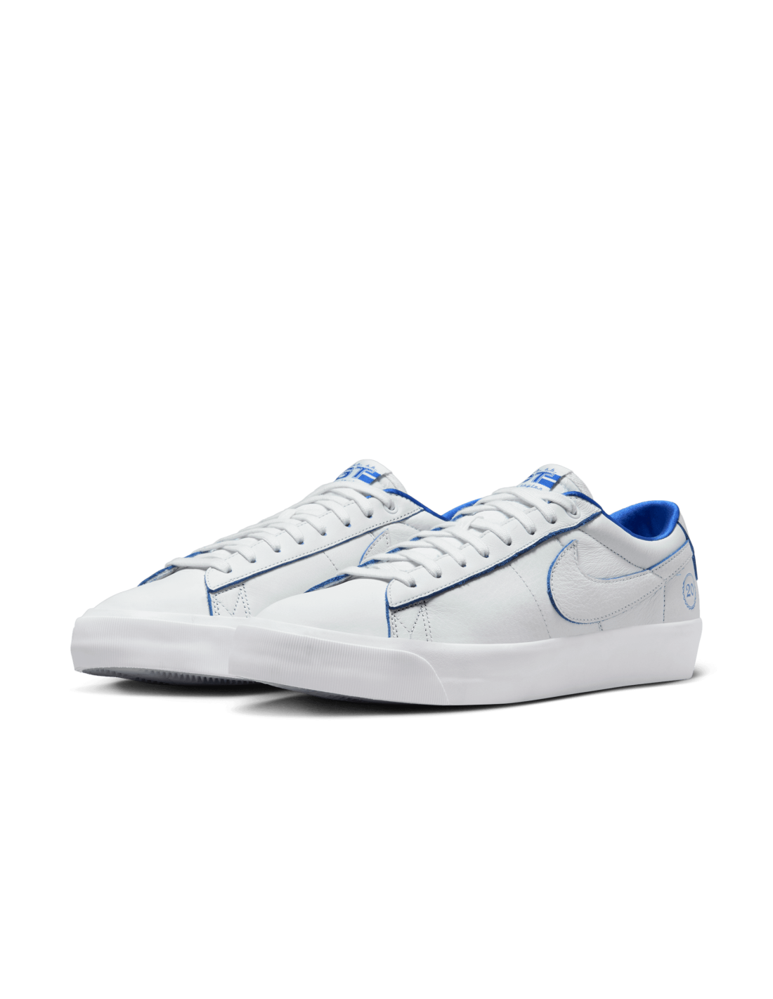 Nike SB - Blazer Low GT Premium - Summit White/Summit White/White/Game Royal