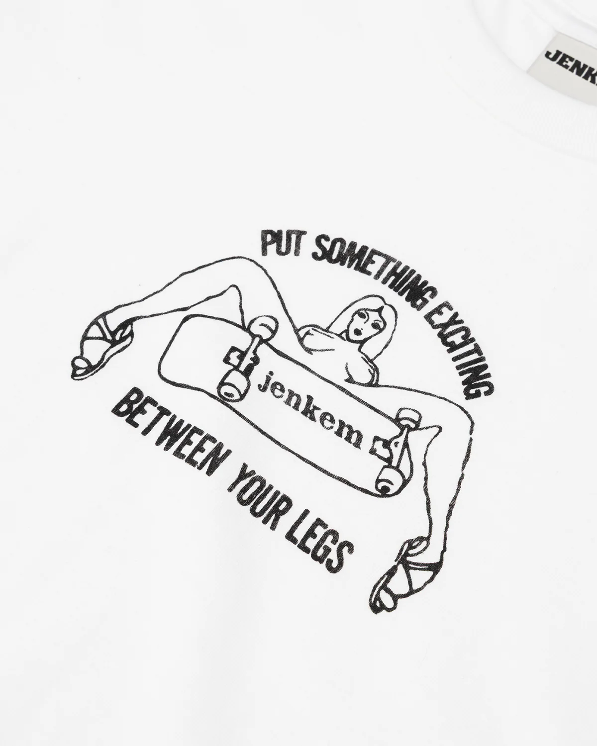 Jenken - Legs Tee - White