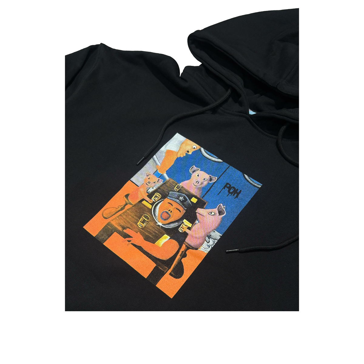 Damage - Poh Banquete Hoodie - Black