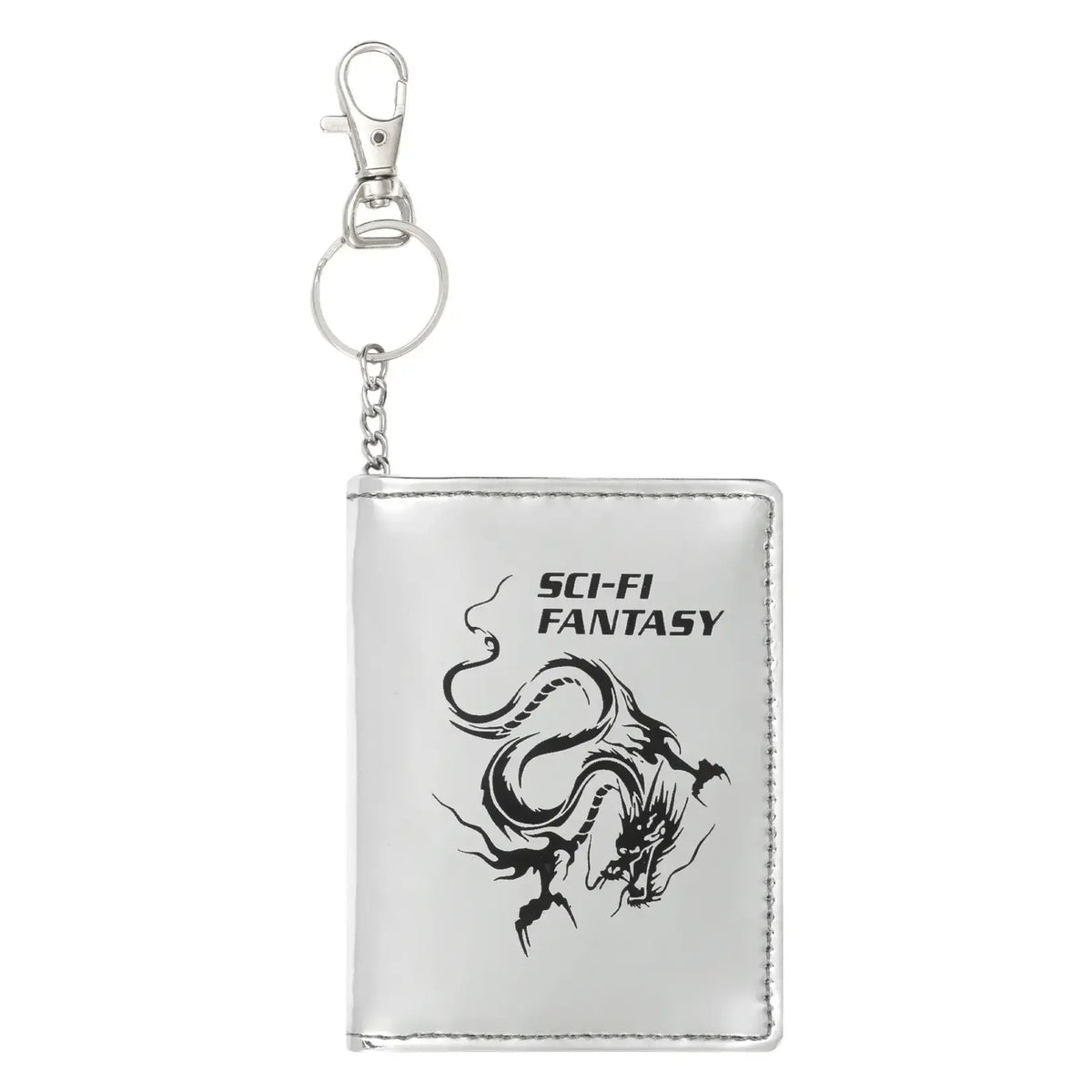 Sci-Fi Fantasy - Dragon Wallet - Silver