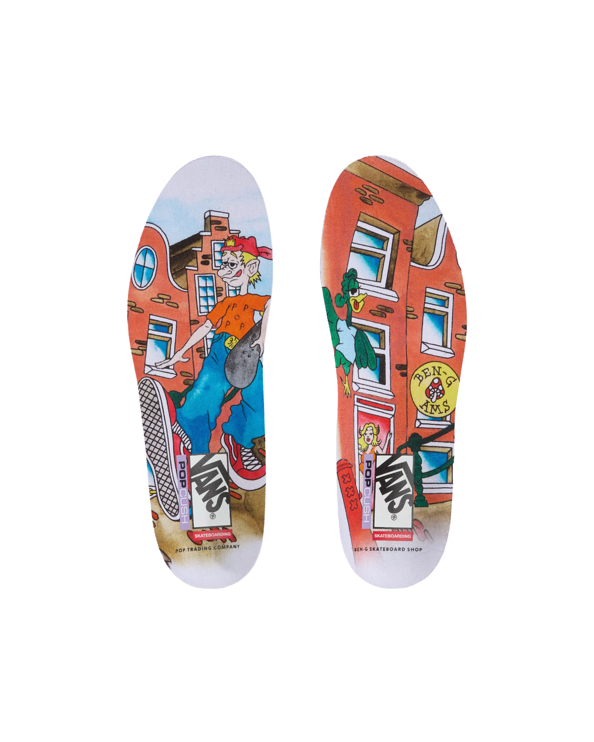 Vans x POP x Ben G - Burgundy