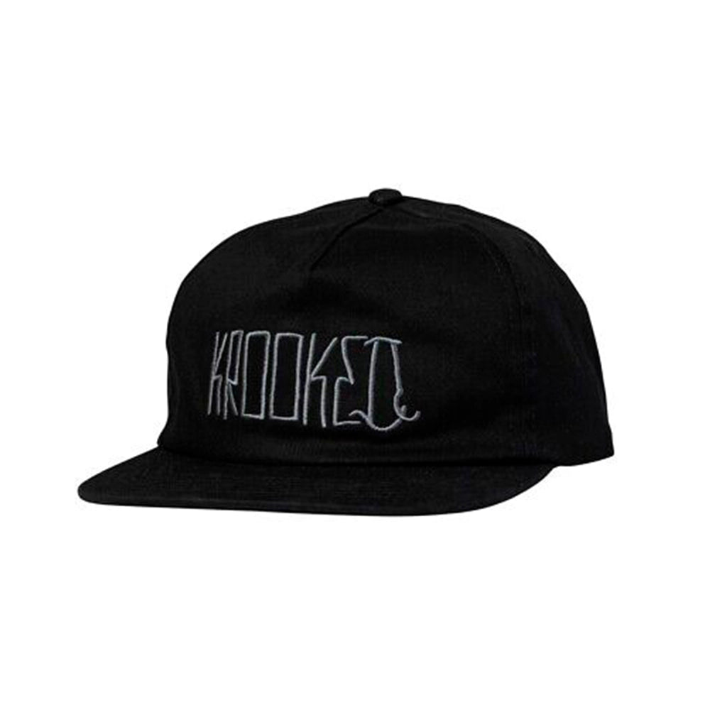 Krooked - Side Eyes Snapback Hat - Black